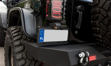 Крепление заднего номерного знака JEEP WRANGLER JK (версия USA) фото