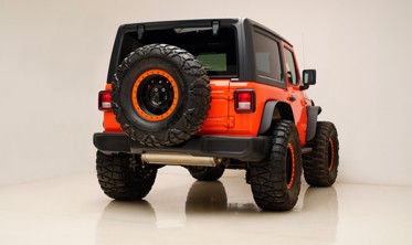 Крепление под запаску большего диаметра Jeep Wrangler JL фото