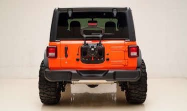Крепление под запаску большего диаметра Jeep Wrangler JL фото