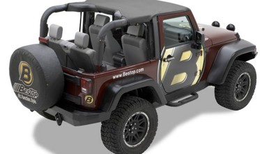 Мягкая крышка кузова JEEP WRANGLER JK BESTOP TARGA фото