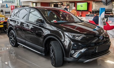 пороги (підніжки бічні) Toyota RAV4 (стиль OEM) фото