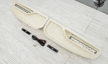 рамки с дневными ходовыми огнями Jeep Wrangler JK / Wrangler JL для бампера SUNDANCER фото
