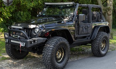 защитные накладки на пороги Jeep Wrangler JK (2 двери)  фото