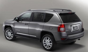шторка-полиця багажника для Jeep Compass (2011-2017) чорна фото