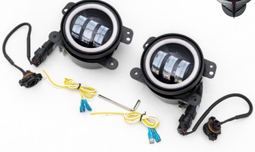 протитуманні світлодіодні ліхтарі JEEP WRANGLER JK 4  фото