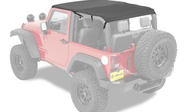 М'яка кришка кузова JEEP WRANGLER JK bestop у стилі Safari (2 двері) фото