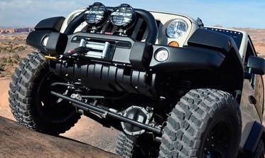 защита переднего бампера JEEP WRANGLER JK фото