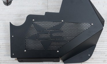 передние вентилируемые внутренние колесные арки Jeep Wrangler JK/JKU черные фото