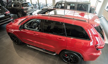 пороги (подножки боковые) JEEP GRAND CHEROKEE фото