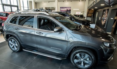 пороги (подножки боковые) JEEP CHEROKEE фото