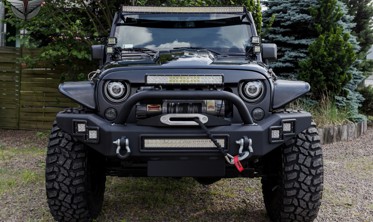 передні вентильовані внутрішні колісні арки Jeep Wrangler JK/JKU з LED підсвічуванням фото