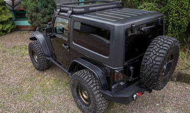 алюминиевый багажник на крышу Jeep Wrangler JK (2 двери) фото