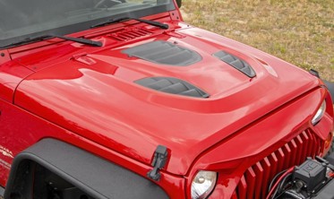 Капот для Jeep Wrangler JK / JKU (сталь) фото