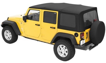 Мягкая крышка кузова JEEP WRANGLER JK Supertop NX Classic (4 двери) фото