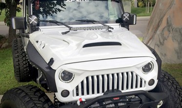 Капот тюнинговый для Jeep Wrangler JK / JKU фото