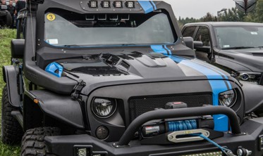 передня рамка навколо скла Jeep Wrangler JK фото