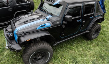 передня рамка навколо скла Jeep Wrangler JK фото