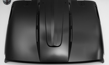 Капот HEMI для Jeep Wrangler JL (європейська версія) фото