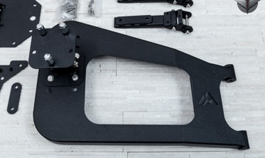 Крепление под запаску большего диаметра Jeep Wrangler JK фото
