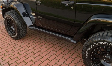 електричні пороги (підніжки бокові) Jeep Wrangler JK (2 двері) фото