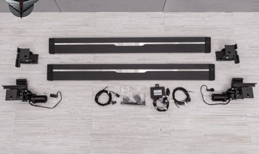 электрические пороги (подножки боковые) Jeep Wrangler JL (2 двери) фото