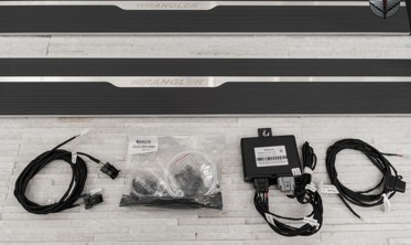 электрические пороги (подножки боковые) Jeep Wrangler JL (2 двери) фото
