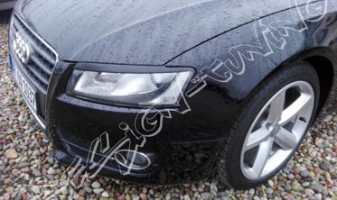 Накладки на фари AUDI A5 coupe abs-пластик фото