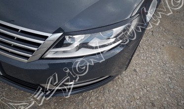 Накладки на фари VW Passat CC abs-пластик фото
