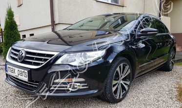 реснички (накладки на фары) VW Passat CC 2008-2012 abs-пластик фото
