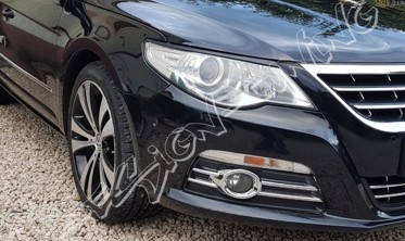 реснички (накладки на фары) VW Passat CC 2008-2012 abs-пластик фото