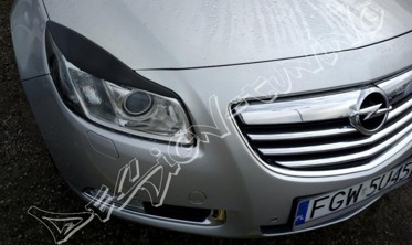 Накладки на фари (реснічки) Opel Insignia дорестайл абс-пластик фото