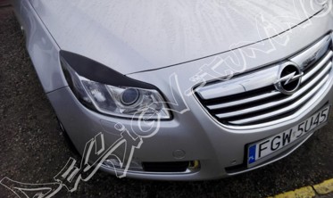 Накладки на фари (реснічки) Opel Insignia дорестайл абс-пластик фото