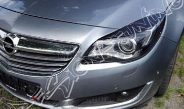 Накладки на фари (реснічки) Opel Insignia рестайл абс-пластик фото