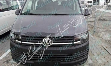 Накладки на фары (реснички) VW T6 Transporter абс-пластик фото
