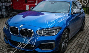 Накладки на фари BMW 1 F20 рестайл абс-пластик фото