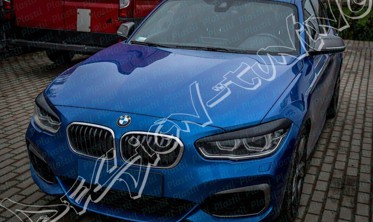 Накладки на фари BMW 1 F20 рестайл абс-пластик фото
