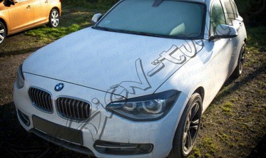 Накладки на фари BMW 1 F20 дорестайл абс-пластик фото