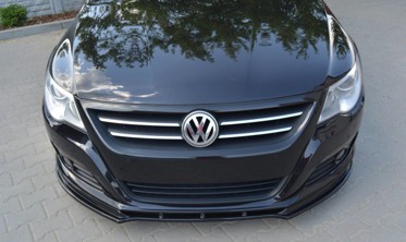Диффузор переднего бампера VW Passat CC версия 1 глянец фото