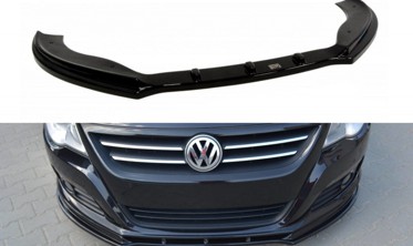 Диффузор переднего бампера VW Passat CC версия 1 глянец фото