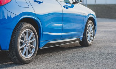 Боковые диффузоры порогов BMW X2 F39 M-Pack фото