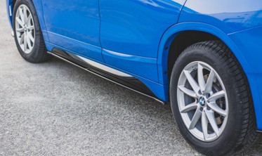 Боковые диффузоры порогов BMW X2 F39 M-Pack фото
