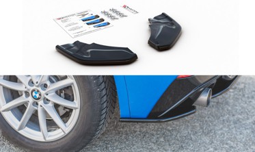 Боковые диффузоры заднего бампера BMW X2 F39 M-Pack фото