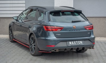 Накладка на спойлер багажника рестайл Seat Leon Mk3 Cupra ST фото