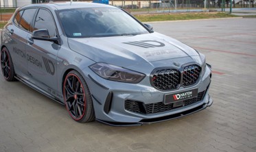 Спойлер переднего бампера BMW 1 F40 M-pack/ M135I вер. 3 фото