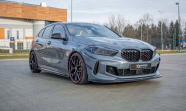Тюнинговая юбка переднего бампера BMW 1 F40 M-pack/ M135I фото