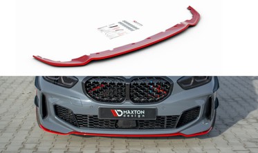 Тюнинговый диффузор под передний бампер BMW 1 F40 M-pack/ M135I RED фото