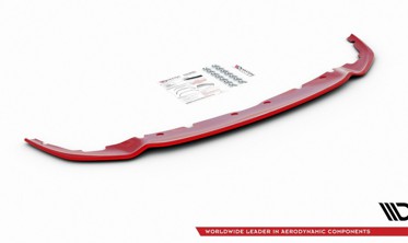 Тюнинговый диффузор под передний бампер BMW 1 F40 M-pack/ M135I RED фото