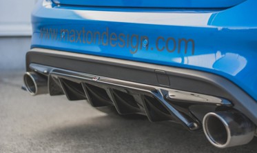 Центральний дифузор заднього бампера Ford Focus ST Mk4 вер.2 фото