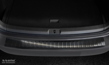 защитная накладка заднего бампера Volkswagen Golf 7 Kombi (czarna) фото