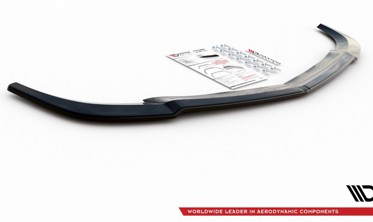 Спойлер под передний бампер Mercedes C-Class W204 AMG-Line рестайл фото